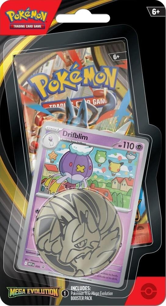 *** In Store Only *** Pokemon ME: Mega Evolution - Drifloon/Drifblim Blister Pack (1 Pack) *** In Store Only *** One Per Person Limits Apply. - Gootzy Gaming