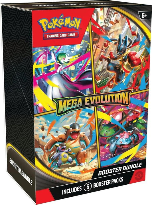 *** In Store Only *** Pokemon ME: Mega Evolutions Booster Bundle (6 Packs) - In Store Only. One Per Person Limits Apply. - Gootzy Gaming