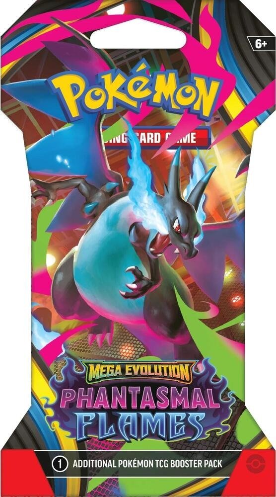 *** In Store Only *** Pokemon ME: Phantasmal Flames Sleeved Booster Pack - 10 Card Sealed Pack *** In Store Only *** - Gootzy Gaming