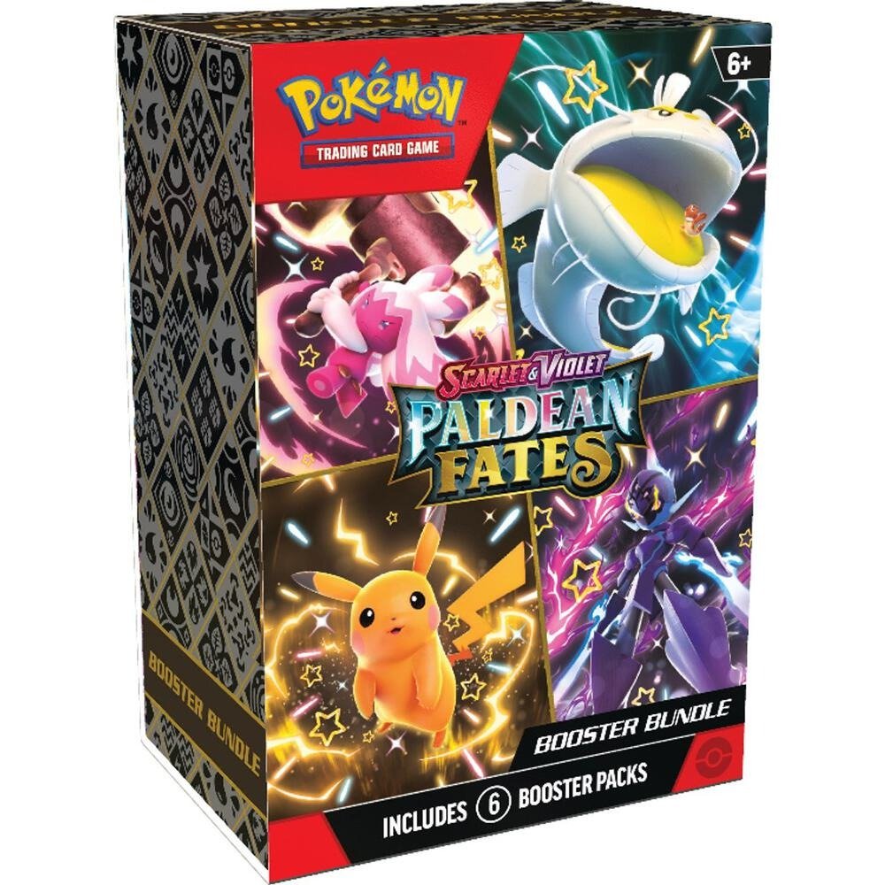 *** In Store Only *** Pokemon SV: Paldean Fates Booster Bundle (6 Packs) - In Store Only. One Per Person Limits Apply. - Gootzy Gaming