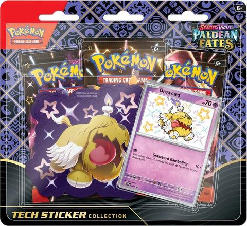 *** In Store Only *** Pokemon SV: Paldean Fates - Tech Sticker Collection (Designs May Vary) *** In Store Only *** - Gootzy Gaming
