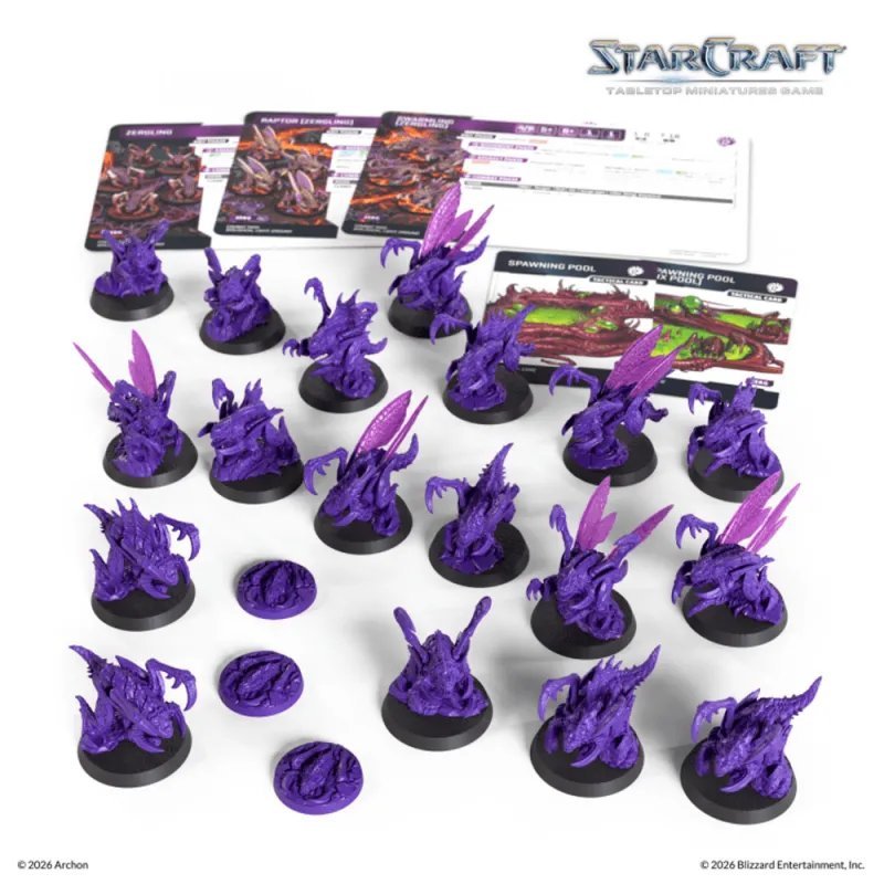 *** In Store Only *** Zergling - Starcraft: Zerg Expansion Set - 18 Miniatures *** In Store Only *** - Gootzy Gaming