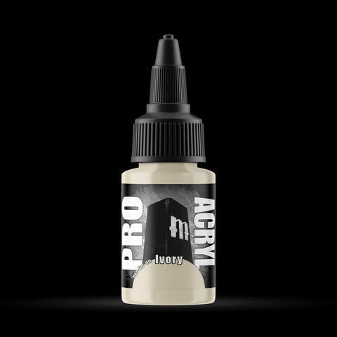 Ivory - Premium Matte Acrylic Miniatures Paint - Monument Hobbies - 22 mL Dropper Bottle - Gootzy Gaming