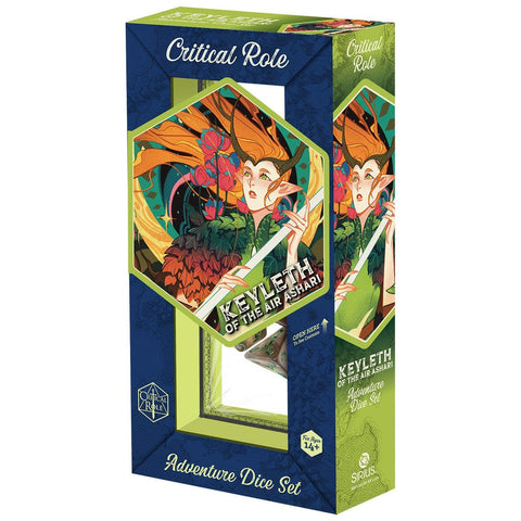 Keyleth of the Air Ashari - Critical Role: Vox Machina - Adventure Dice Set - Gootzy Gaming