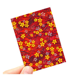 Kimono Card Sleeves - Blood Blossoms - Gootzy Gaming