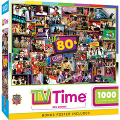 TV Time- 80's Shows 1000 Piece Puzzle