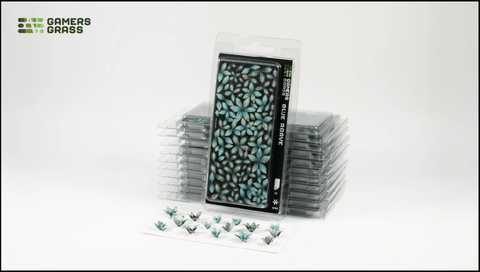 Laser Plants - Blue Agave - Gamers Grass - 69 Plastic Folding Plants - Gootzy Gaming