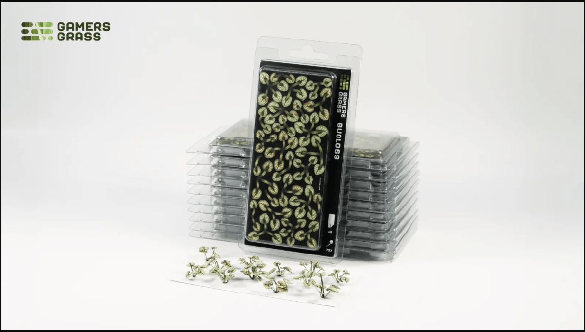 Laser Plants - Bugloss - Gamers Grass - 73 Plastic Folding Plants - Gootzy Gaming