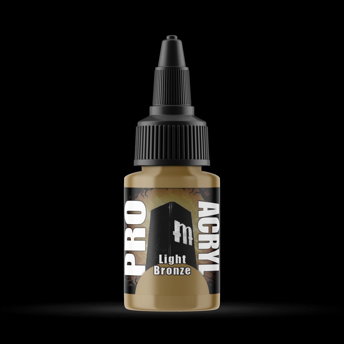 Light Bronze - Premium Metallic Acrylic Miniatures Paint - Monument Hobbies - 22 mL Dropper Bottle - Gootzy Gaming