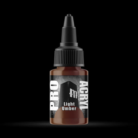 Light Umber - Premium Matte Acrylic Miniatures Paint - Monument Hobbies - 22 mL Dropper Bottle - Gootzy Gaming