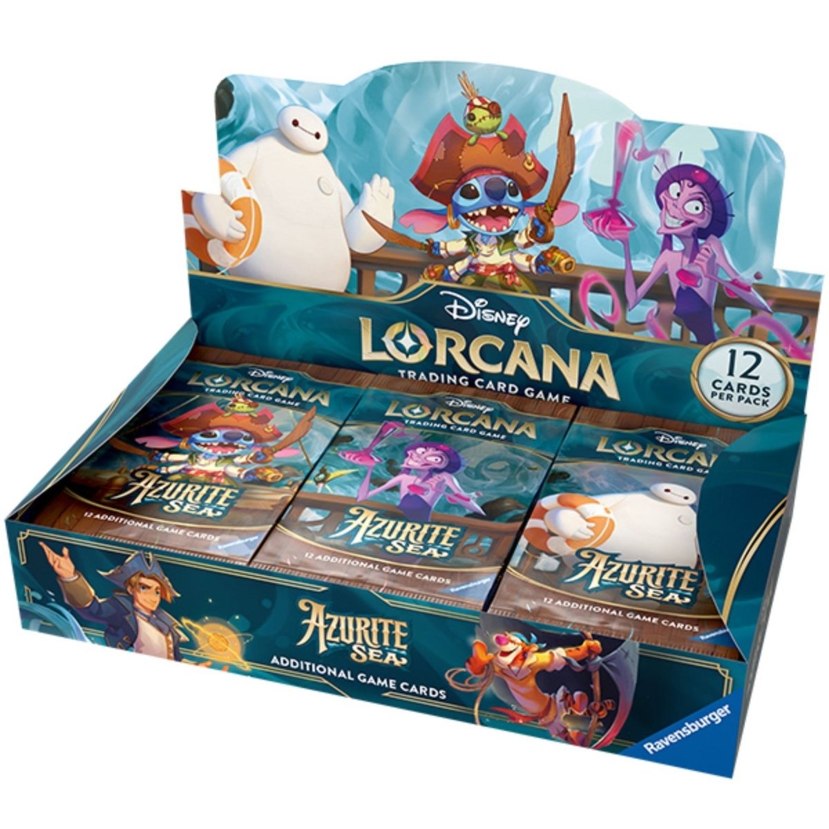 Lorcana Azurite Seas (Set 6) Booster Box - 24 Packs Sealed Box - Gootzy Gaming