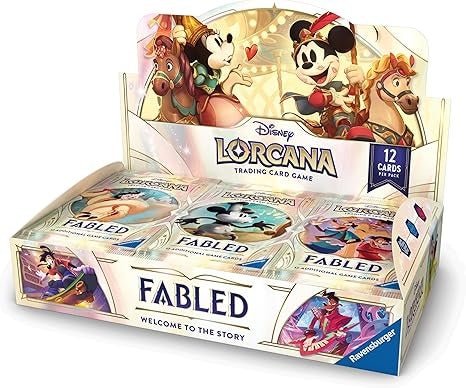 Lorcana Fabled Booster Box - 24 Packs Sealed Box - Gootzy Gaming