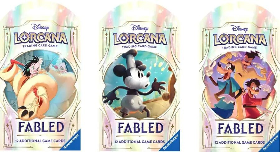 Lorcana Fabled Individual Pack - 12 Card Sealed Pack - Gootzy Gaming