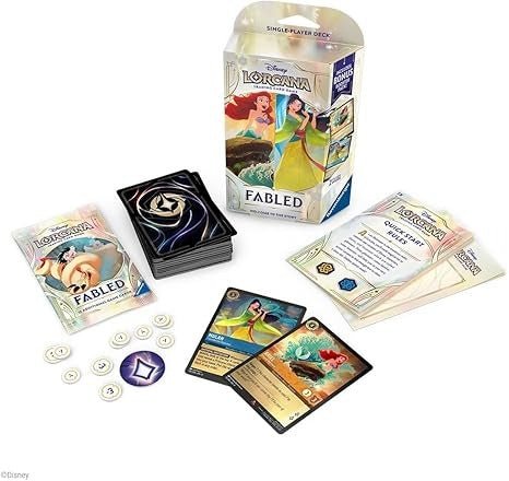 Lorcana Fabled Starter Deck - Amber and Sapphire - Gootzy Gaming