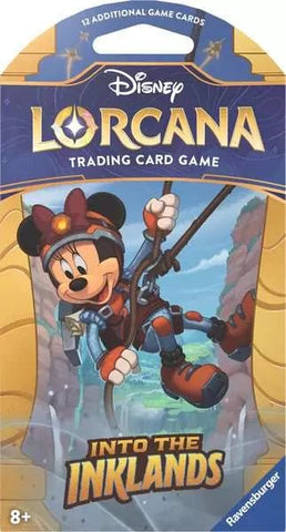 Lorcana Into the Inklands Individual Pack - 12 Card Sealed Pack - Gootzy Gaming