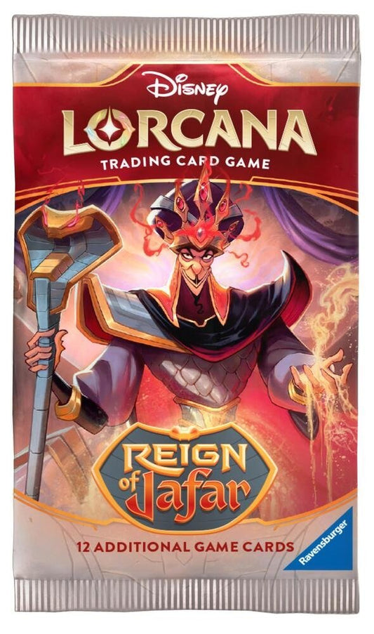 Lorcana Reign of Jafar Individual Pack - 12 Card Sealed Pack - Gootzy Gaming
