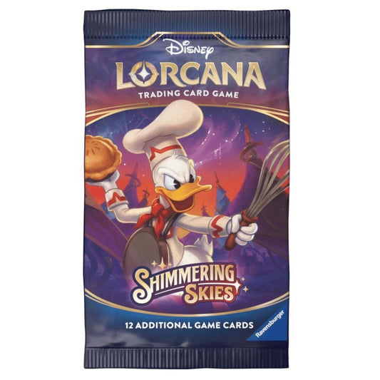 Lorcana Shimmering Skies Individual Pack - 12 Card Sealed Pack - Gootzy Gaming