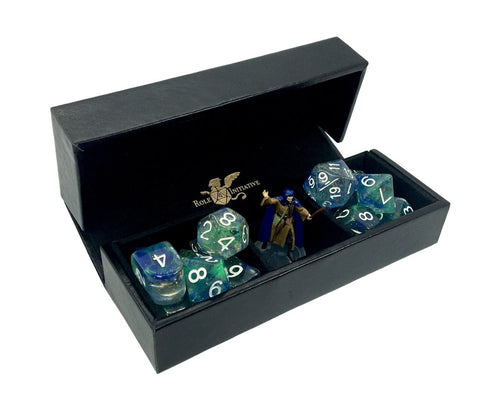 Luxury Faux Leather Dice Box/ Rolling Tray - Bard - Gootzy Gaming