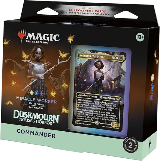 Magic the Gathering (MTG): Duskmourn Miracle Worker Commander Deck - Gootzy Gaming