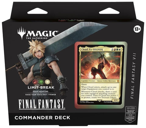 Magic the Gathering (MTG): Final Fantasy Limit Break Commander Deck (FFVII) - Gootzy Gaming
