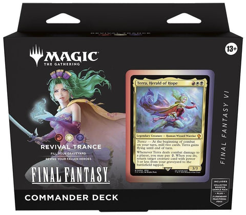 Magic the Gathering (MTG): Final Fantasy Revival Trance Commander Deck (FFVI) - Gootzy Gaming