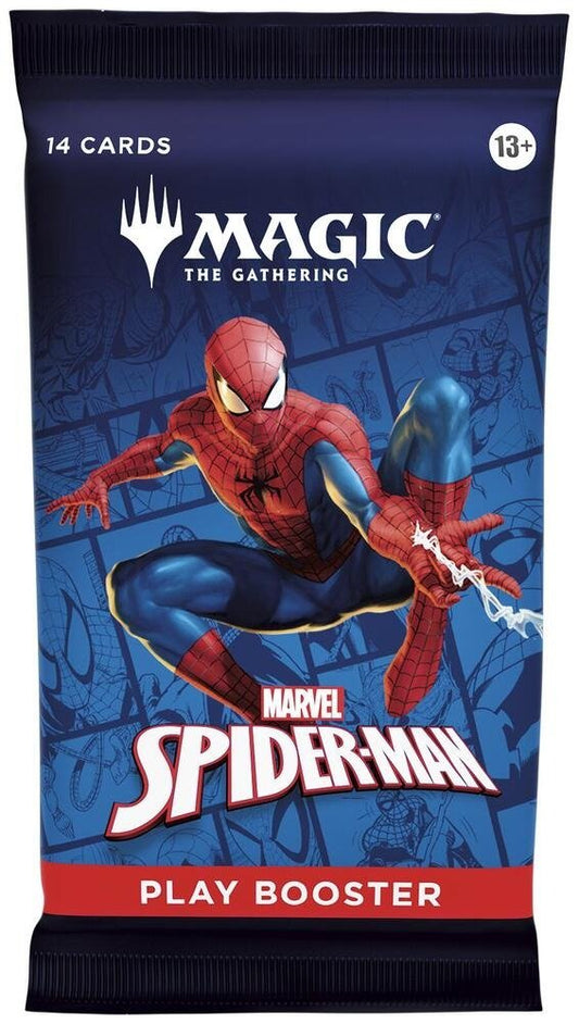 Magic the Gathering (MTG) Marvel Spider - Man Play Booster Pack - 14 Card Pack - Gootzy Gaming