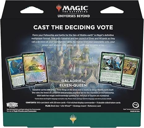 Magic the Gathering (MTG) Universes Beyond: LOR Tales of Middle - Earth - Elven Council Commander Deck - Gootzy Gaming