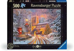 Magical Christmas 500 Piece Glow In The Dark Puzzle - Gootzy Gaming