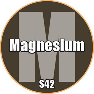 Magnesium - Premium Metallic Acrylic Miniatures Paint - Monument Hobbies - 22 mL Dropper Bottle - Gootzy Gaming