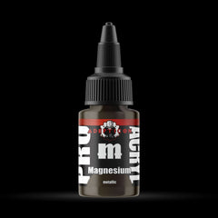 Magnesium - Premium Metallic Acrylic Miniatures Paint - Monument Hobbies - 22 mL Dropper Bottle - Gootzy Gaming