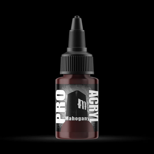 Mahogany - Premium Matte Acrylic Miniatures Paint - Monument Hobbies - 22 mL Dropper Bottle - Gootzy Gaming