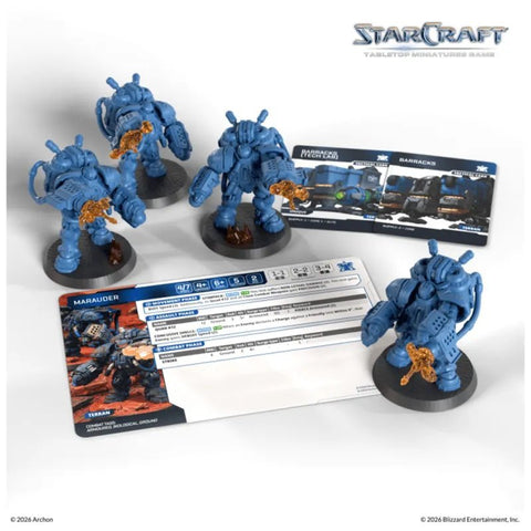 Marauder - Starcraft: Terran Expansion Set - 4 Miniatures - Gootzy Gaming