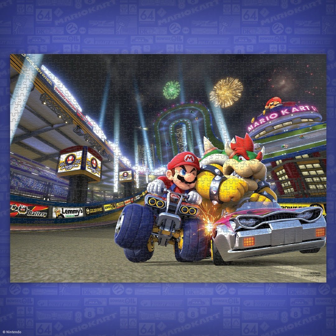 Mario Kart: Light Up the Night 1000 Piece Puzzle - Gootzy Gaming