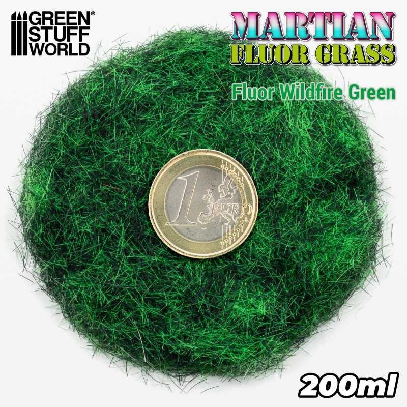 Martian Flock - Fluor Wildfire Green 4 - 6mm - Green Stuff World - 200mL - Gootzy Gaming