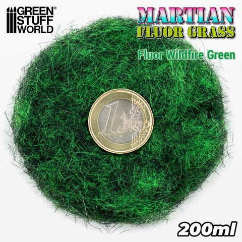 Martian Flock - Fluor Wildfire Green 4 - 6mm - Green Stuff World - 200mL - Gootzy Gaming