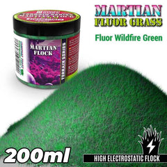 Martian Flock - Fluor Wildfire Green 4 - 6mm - Green Stuff World - 200mL - Gootzy Gaming