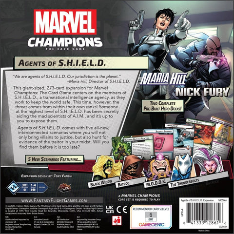 Marvel Champions: The Card Game - Agents of S.H.I.E.L.D. Expansion - Gootzy Gaming