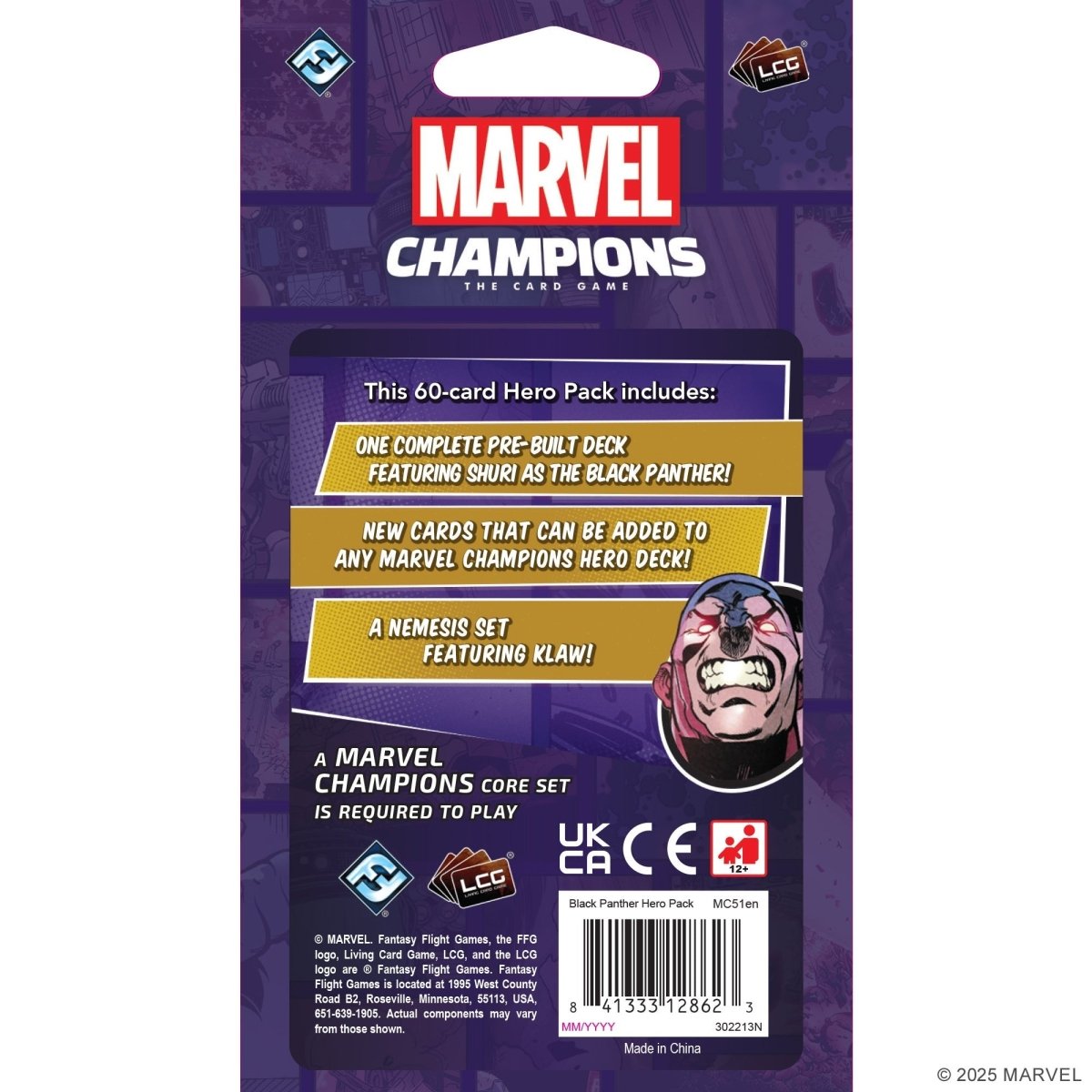 Marvel Champions: The Card Game - Black Panther Hero Pack - Gootzy Gaming