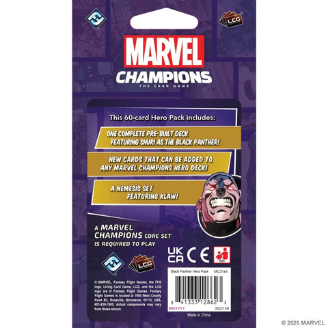 Marvel Champions: The Card Game - Black Panther Hero Pack - Gootzy Gaming