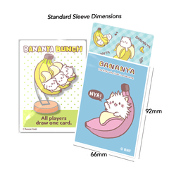 Matte Art Card Sleeves - Bananya (Blue) - Gootzy Gaming