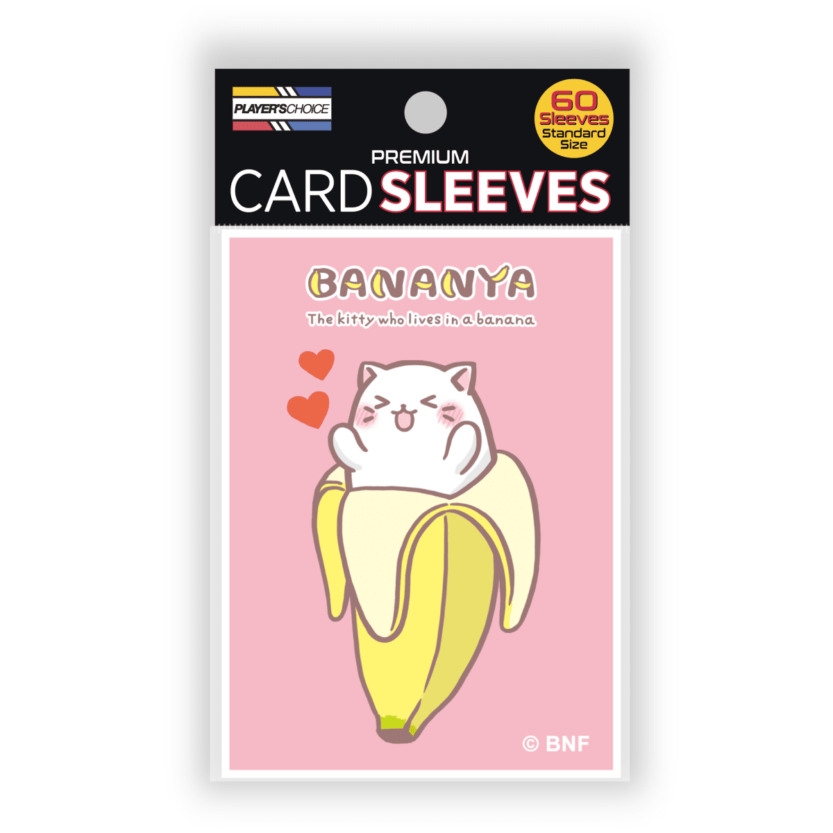 Matte Art Card Sleeves: Bananya (Pink) - Gootzy Gaming