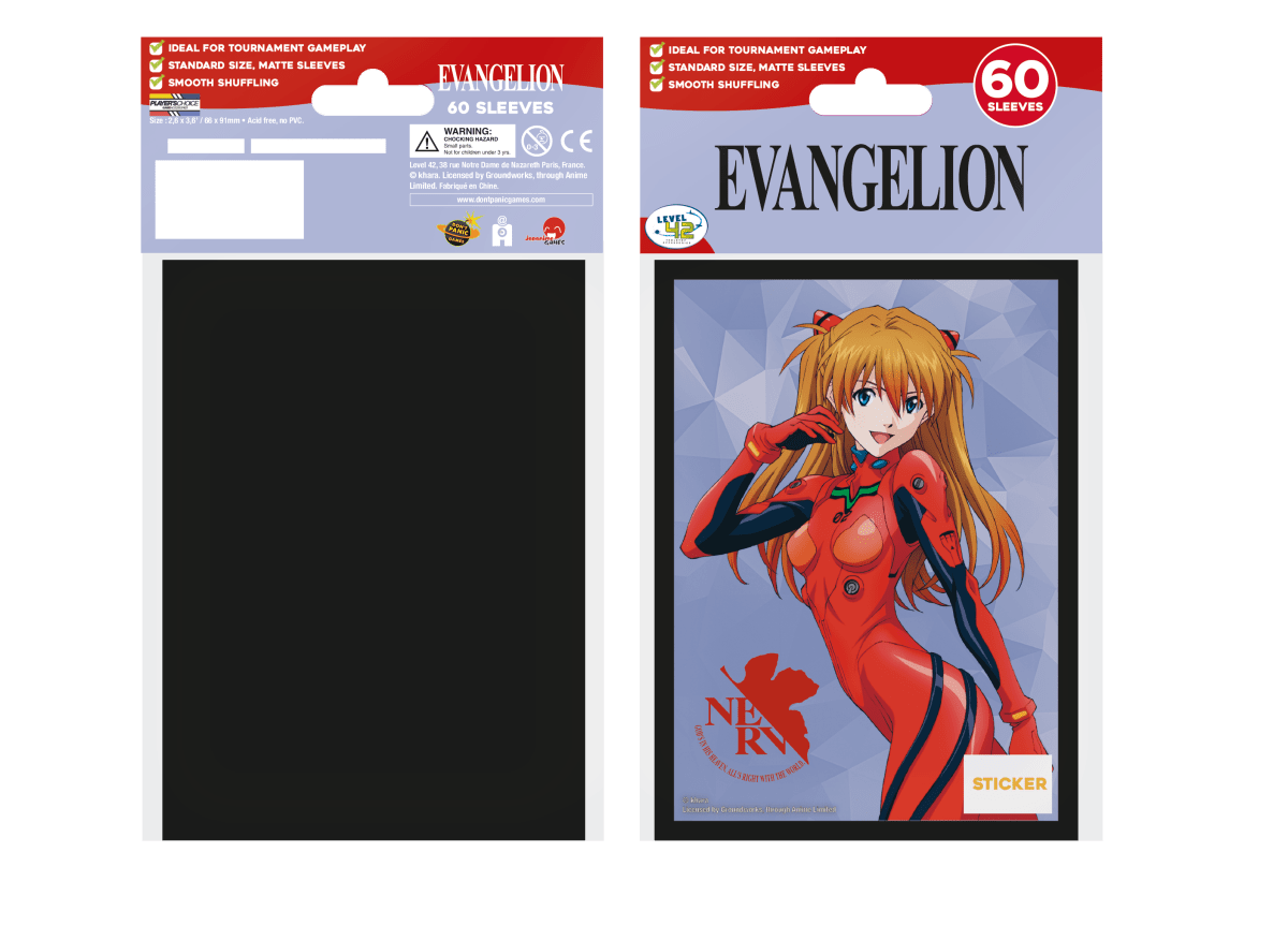 Matte Art Card Sleeves: Evangelion - Asuka (60 Ct) - Gootzy Gaming