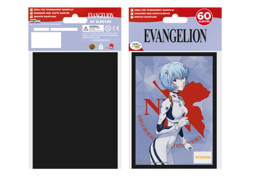 Matte Art Card Sleeves: Evangelion - Rei (60 Ct.) - Gootzy Gaming