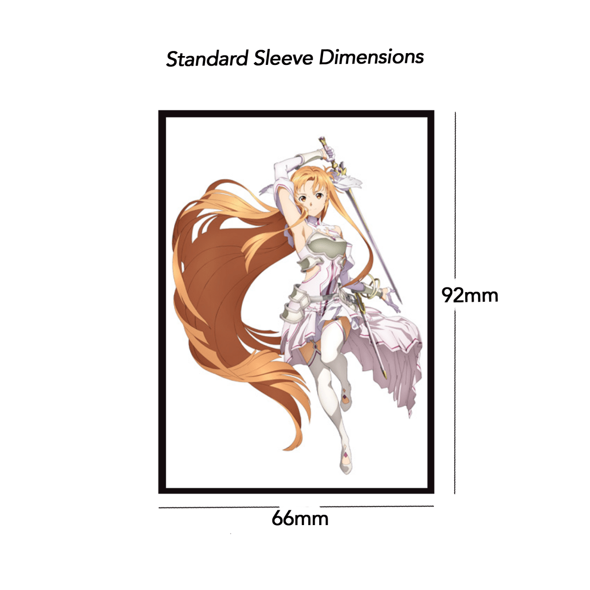 Matte Art Yu - Gi - Oh Sized Card Sleeves: Sword Art Online - Alicization Asuna (60 Ct.) - Gootzy Gaming