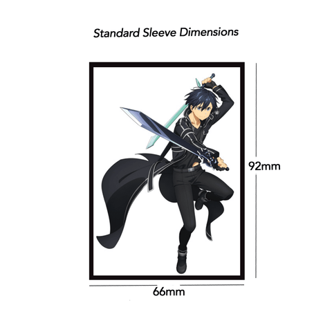 Matte Art Yu - Gi - Oh Sized Card Sleeves: Sword Art Online - Alicization Kirito (60 Ct.) - Gootzy Gaming