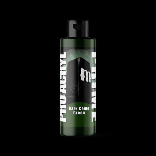 Matte Dark Camo Green Bottle Primer - Premium Acrylic Miniatures Paint Primer - Monument Hobbies - 120 mL Flip Top Dropper Bottle - Gootzy Gaming