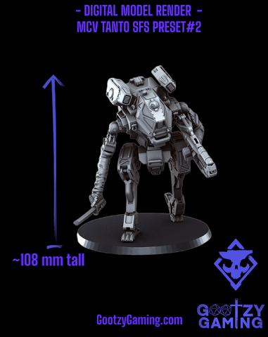 MCV TANTO : Pre - Set Kit 2 Knife + Incendiary - Arsenal Official Miniature - Skull Forge Studios - Gootzy Gaming