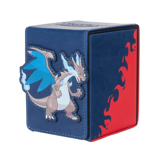 Mega Charizard X - Pokemon - Alcove Flip Deck Box - Gootzy Gaming