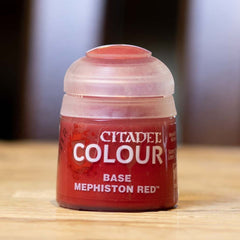 Mephiston Red - Base Matte Acrylic Miniatures Paint - Citadel Colour - 12 mL - Gootzy Gaming