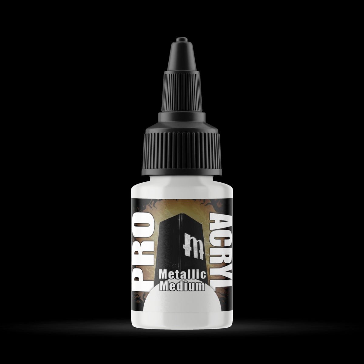Metallic Medium - Premium Metallic Acrylic Miniatures Paint - Monument Hobbies - 22 mL Dropper Bottle - Gootzy Gaming